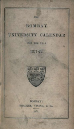 University calendar 1871-72_cover