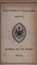 Calendar 1884-85_cover