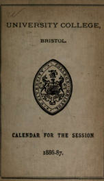 Calendar 1886-87_cover