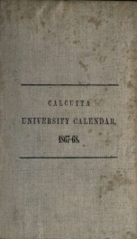 Calendar 1867-68_cover