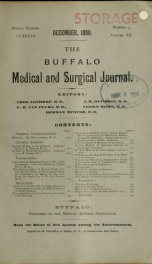 Buffalo Medical Journal dec 1880_cover