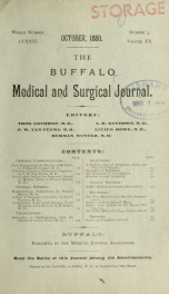 Buffalo Medical Journal oct 1880_cover