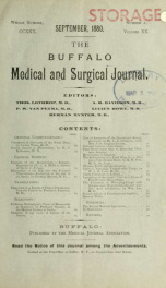 Buffalo Medical Journal sep 1880_cover