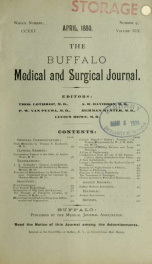 Buffalo Medical Journal apr 1880_cover