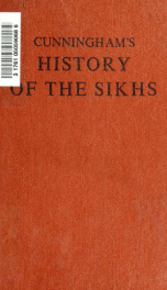 Cunningham's history of the Sikhs_cover
