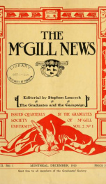 McGill News v. 02 no. 1_cover