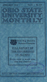 Ohio State University Monthly 5, no.8-9_cover