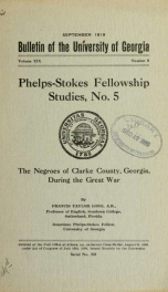 Phelps-Stokes fellowship studies 5_cover