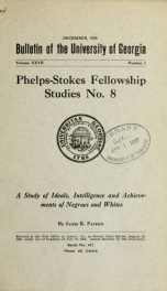 Phelps-Stokes fellowship studies 8_cover