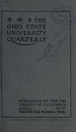 Ohio State University Quarterly 1, No. 3_cover