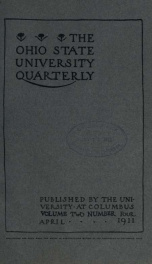 Ohio State University Quarterly 2, No. 4_cover