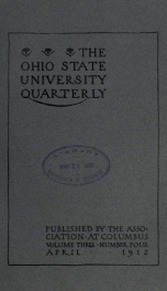 Ohio State University Quarterly 3, No. 4_cover