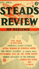 Stead's Review november/december 1914_cover