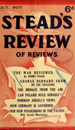 Stead's Review october/november 1914_cover