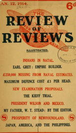Stead's Review jan 1914_cover