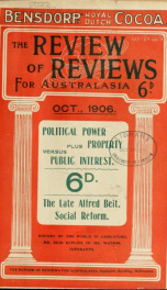 The Review of reviews 10 1906_cover