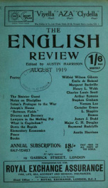 English Review 08 1919_cover