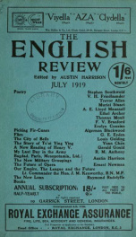 English Review 07 1919_cover