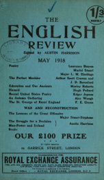 English Review 05 1918_cover