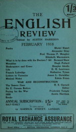 English Review 02 1918_cover