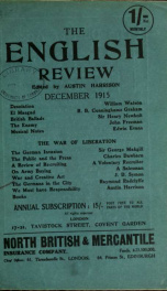 English Review 12 1915_cover