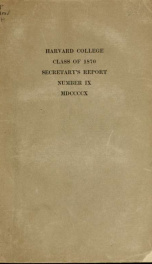 Report of the Class of 1870 no.9_cover