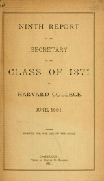 Report of the Class of 1871 no.9_cover