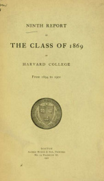 Report of the Class of 1869 no.9_cover
