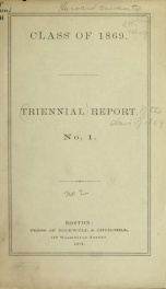 Report of the Class of 1869 no.2_cover