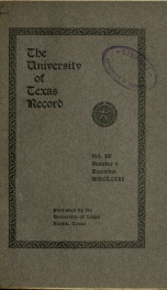 University of Texas record 4 no 4_cover