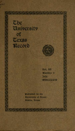 University of Texas record 4 no 3_cover