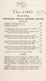 Annual bulletin n.16 1889_cover