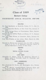 Annual bulletin n.14 1889_cover