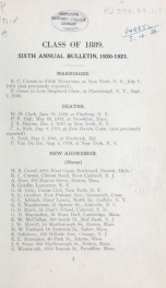 Annual bulletin n.6 1889_cover