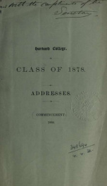 Class of 1878 addresses 1878_cover