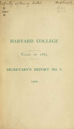 Secretary's report no.5_cover