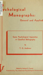 Psychological monographs : general and applied 62 no 2_cover