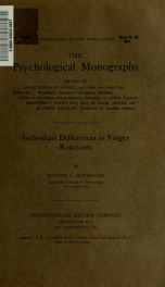 Psychological monographs : general and applied 28_cover