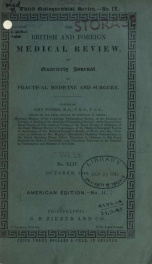 British and Foreign Medical Review; or, Quarterly Journal of Practical Medicine and Surgery. (American reprint) 22_cover