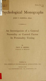 Psychological monographs : general and applied 59 no 4_cover