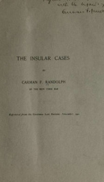 The insular cases_cover