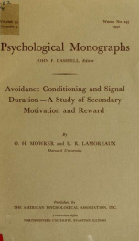 Psychological monographs : general and applied 54 no 5_cover