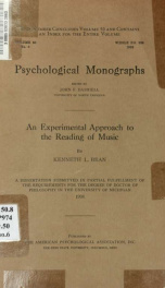 Psychological monographs : general and applied 50 no 6_cover