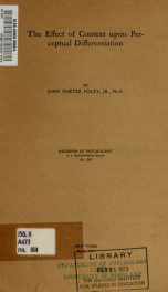 Archives of psychology 184_cover