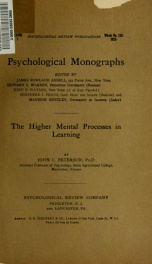 Psychological monographs : general and applied 28 n7_cover