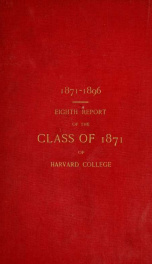 Report of the Class of 1871_cover