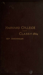 Report of the Class of 1869_cover