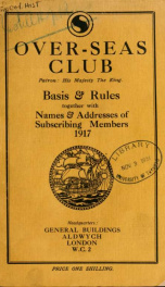 List of subscribing members 1917_cover