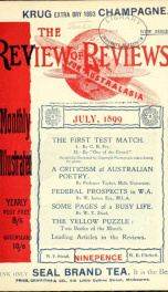 Stead's Review July 1899_cover