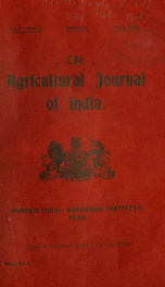 Agricultural Journal of India 1, pt.3_cover